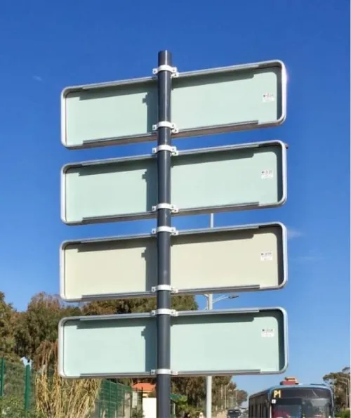 Fabricant plaque de signalisation aluminium urbaine 