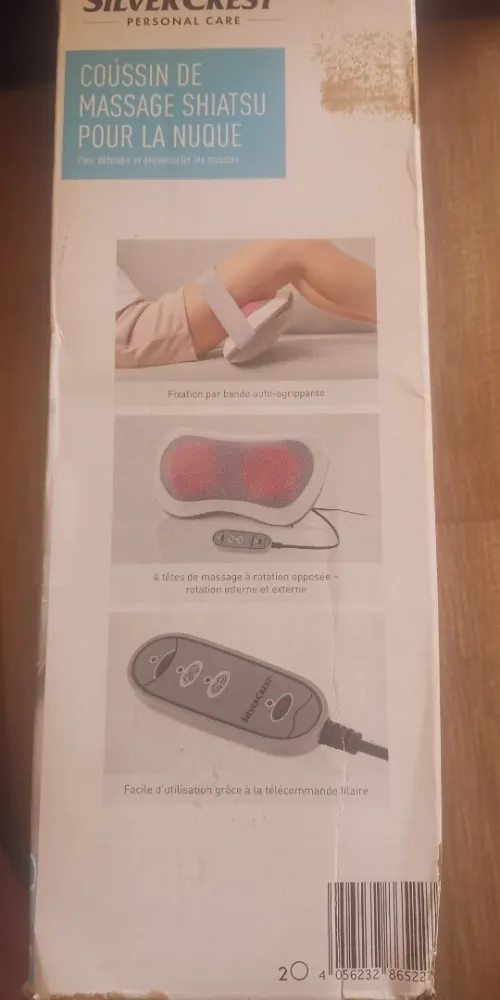 Coussin de massage shiatsu 