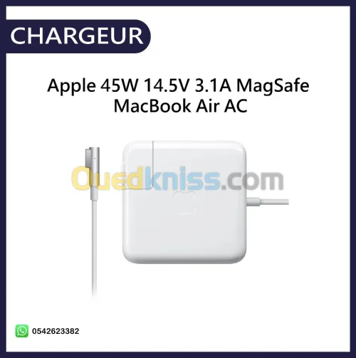 Chargeur Apple 45W 14.5V 3.1A MagSafe MacBook Air AC