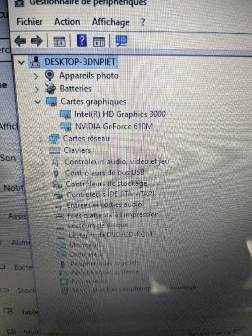 Asus 17 pouce i5 2eme 6gb ram 128ssd + 750 hdd Nvidia