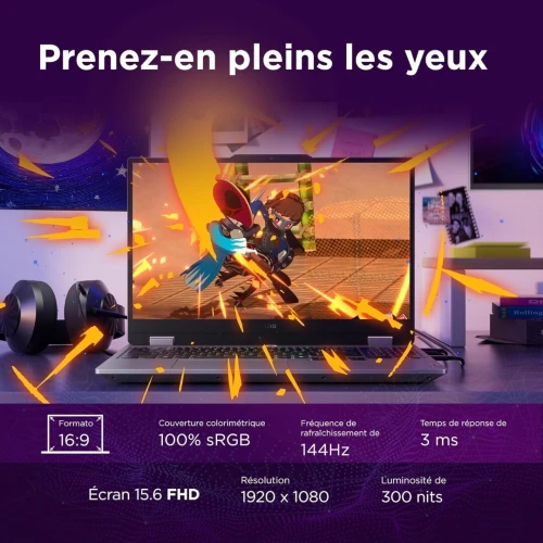 Lenovo LOQ I7-13650HX 16G DDR5 512G SSD RTX 5060 8 GB Écran 15.6'' FHD IPS 144 Hz