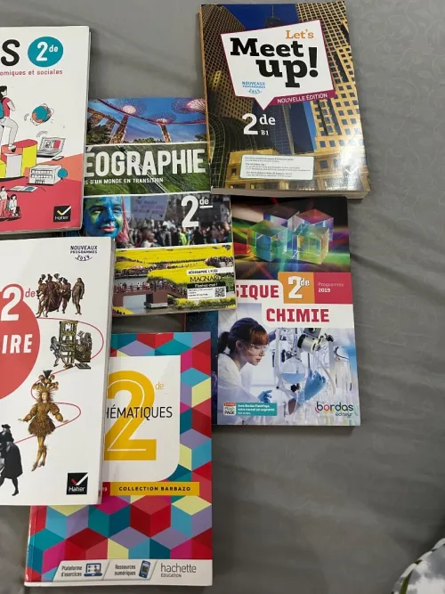 Pack livres de seconde programme français 