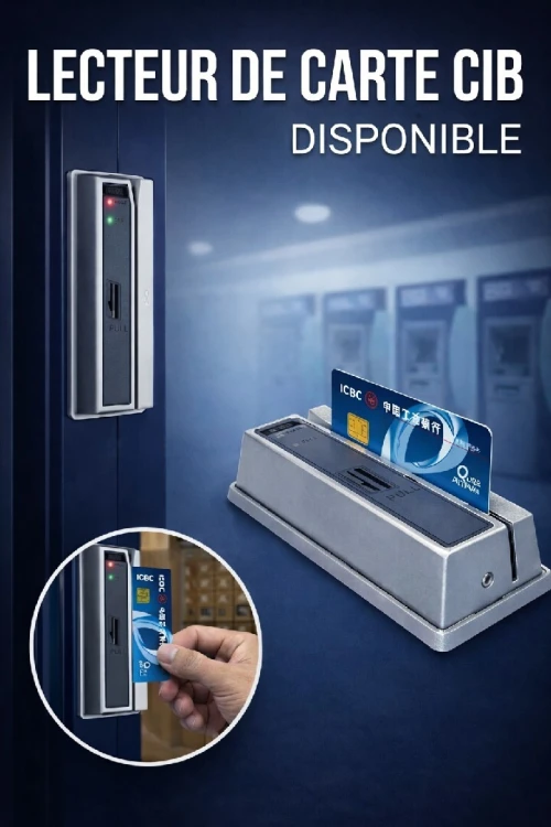 Lecteur de carte bancaire