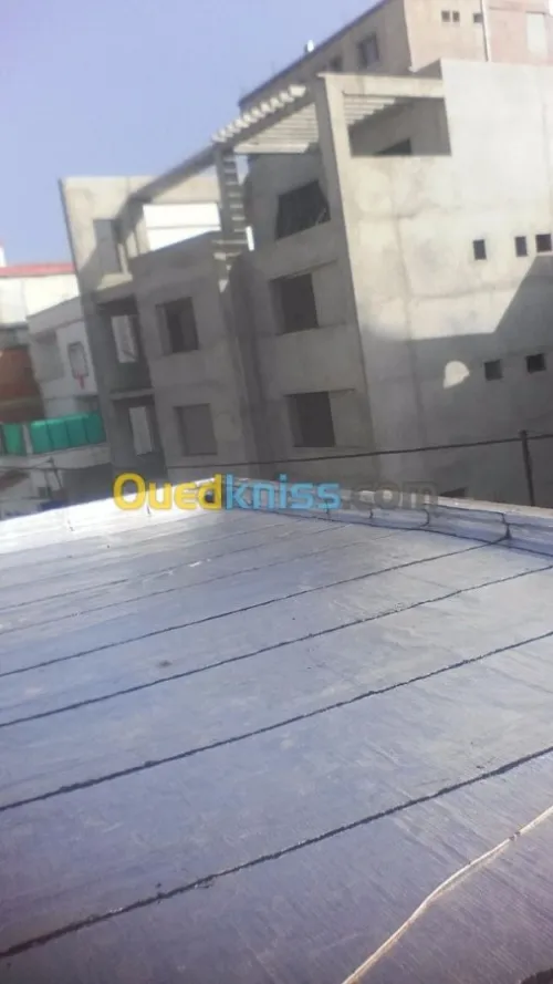 étanchéité ouedkniss القضاء على تسرب مياه الامطار