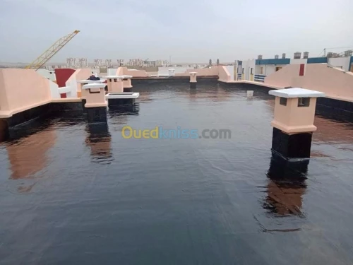 étanchéité ouedkniss القضاء على تسرب مياه الامطار