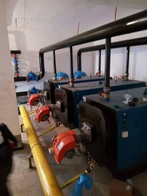 Installation réseau de Chaudière à vapeur 