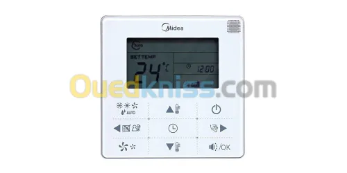 MIEDIA THERMOSTAT (Télécommande Filaire Individuelle KJR-90D/BK-E)
