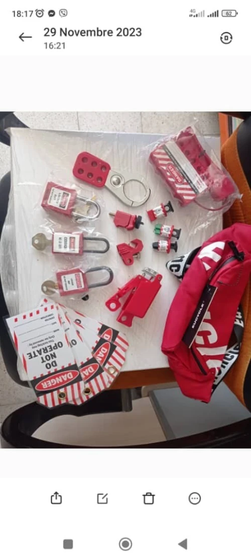 TAG OUT LUCK OUT CONSIGNATION ÉLECTRIQUE 