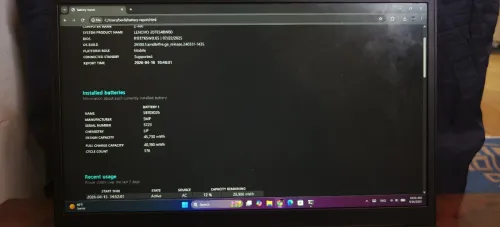 Lenovo thinkpad e15 Gen 2 double Carte graphique