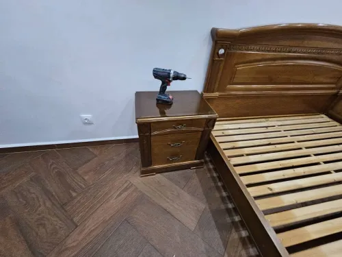 chambre a coucher bois hêtre