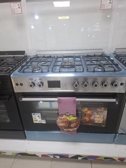 Cuisinière 5 feux Artinox 5 feux gaz électrique  01 wok