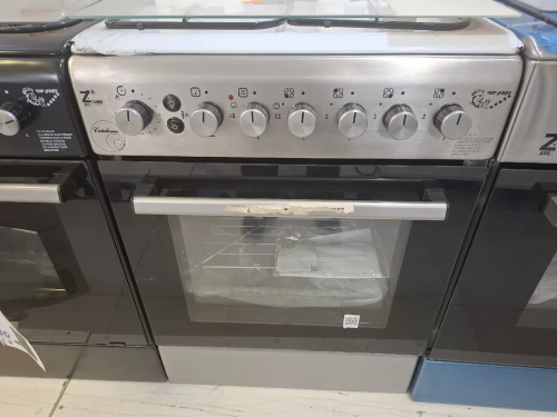 Cuisinière 4 feux zass turbo Lf60GGF inox a gaz