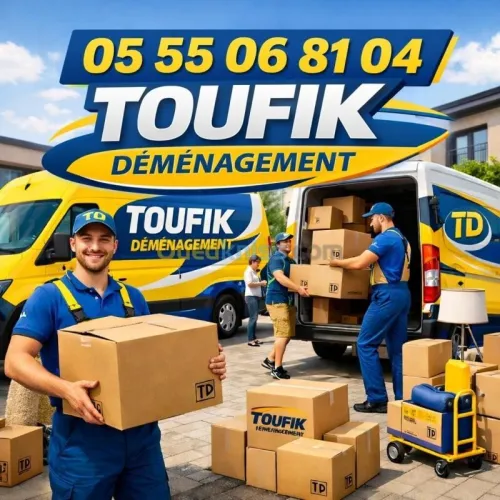 تقل والترحيل الاثاث DÉMÉNAGEMENT TRANSPORT TOUT DESTINATIONS /