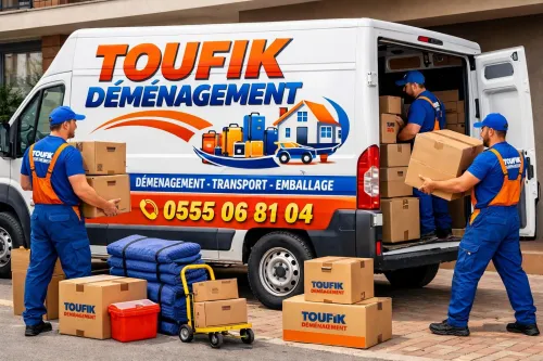 TRANSPORT DÉMÉNAGEMENT 7/7 Jنقل و الترخيل الاثاث للخواصOURS