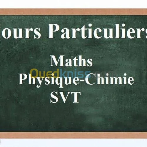 Cour De Math / Physique-Chimie Programme Français LIAD CNED