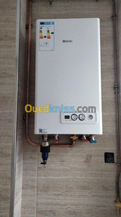 Reparation chaudiere et installation sanitaire neuve