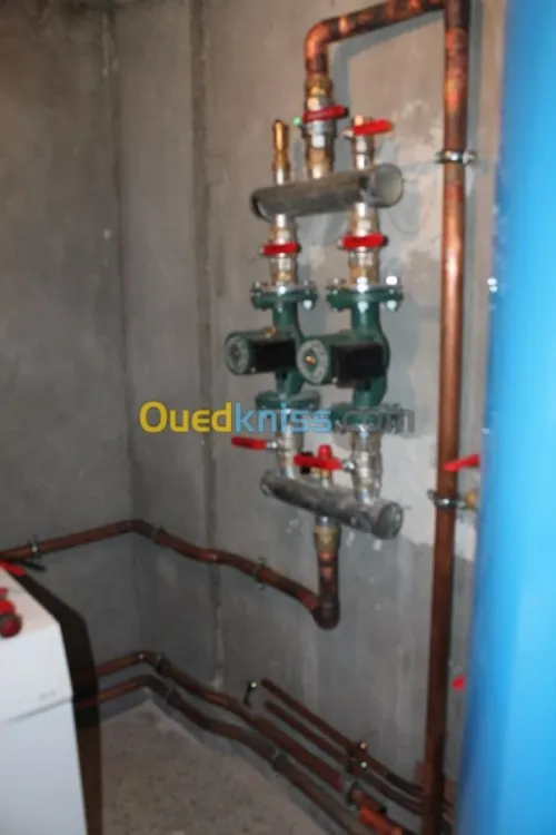 Reparation chaudiere et installation sanitaire neuve