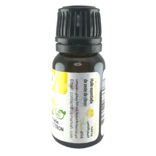 Huile Essentielle Zeste de Citron Pure et 100% naturel Sans Additifs 10ml