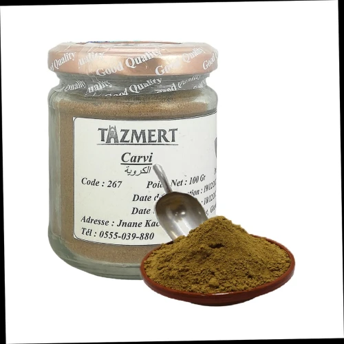 Carvi moulu Fait Maison 100% Naturelle 100 gr