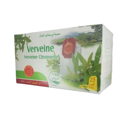Tisane Verveine (Verveine Citronnelle) en Sachet d'Infusions 25 Sachets de 1.5g