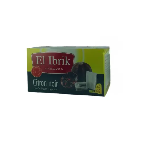 Tisane de Citron noire en sachets infusions 25 sachets de 1.5g