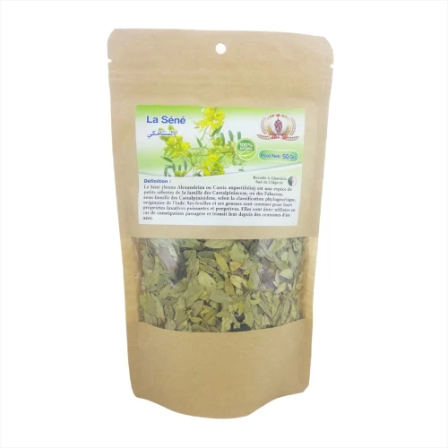 Plante Séné (Senna) Local Sèche Sac 50 Gr