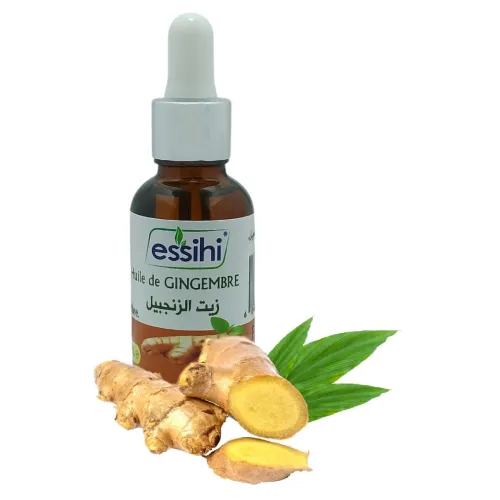 Huile de Gingembre Pressée à Froid Pure et 100% naturel Sans Additifs 30ml