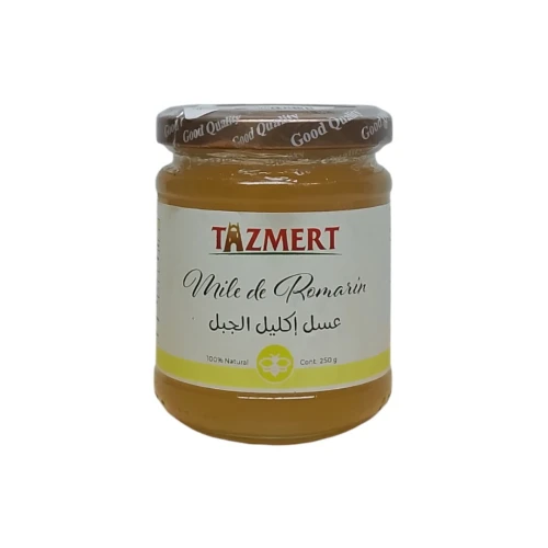Miel Romarin 100% naturelle et sans aucun additifs pot de 250 G 