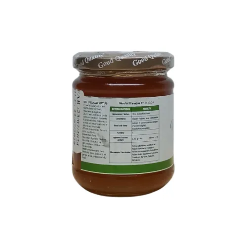 Miel d'Eucalyptus 100 % pure et Naturelle Certifier 250 G