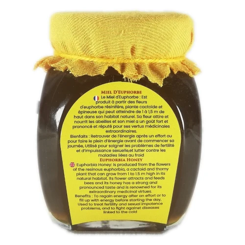 Miel Euphorbe Naturelle Du Désert Certifié - 200 G
