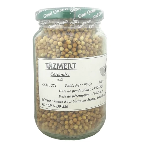 Coriandre Fait Maison 100% Naturelle 90 gr