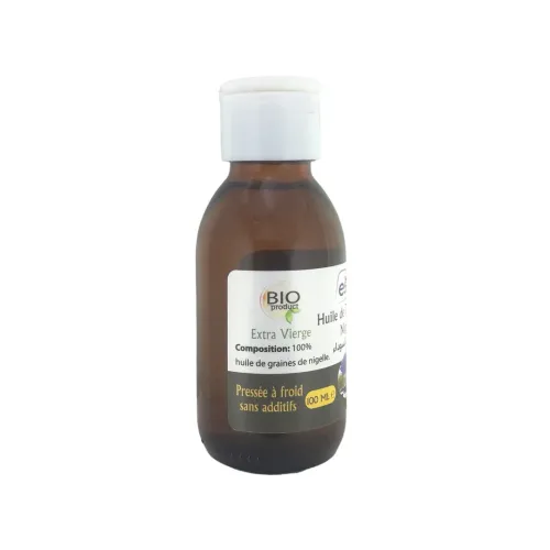 Huile de Nigelle (Cumin Noir) Pressée à Froid Pure et 100% naturel Sans Additifs 100ml