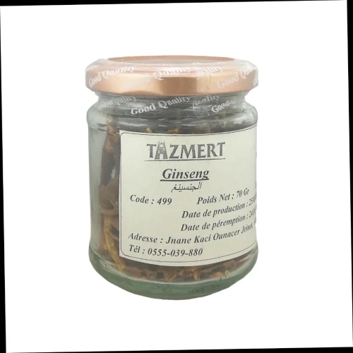 Ginseng Fait Maison 100% Naturelle 70 gr