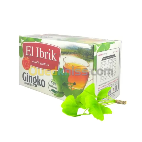 Tisane de Ginkgo en Sachet d'Infusions 25 Sachets de 1.5g