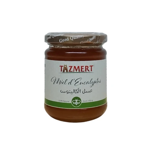 Miel d'Eucalyptus 100 % pure et Naturelle Certifier 250 G