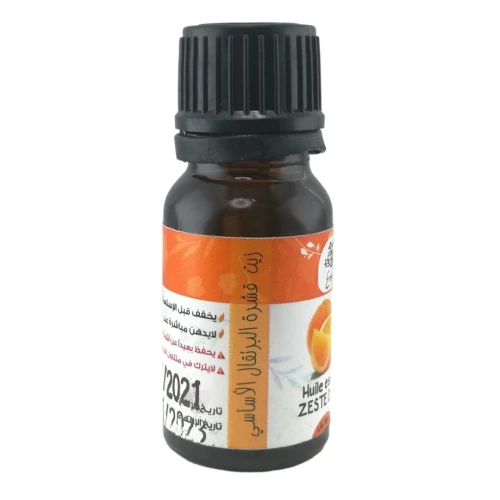 Huile Essentielle de Zest d'Orange Pure et 100% naturel Sans Additifs 10ml