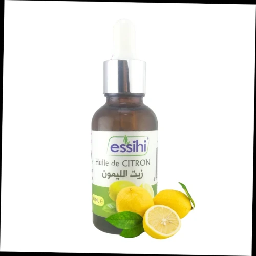Huile de Citron Pure et 100% naturel Sans Additifs 30 ml 