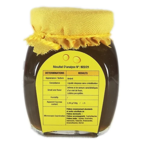 Miel Euphorbe Naturelle Du Désert Certifié - 200 G
