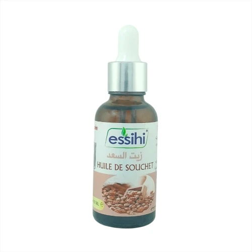 Extrait pure Huile de Souchet - Le Secret Naturel pour une Peau Douce et des Poils Retardés
