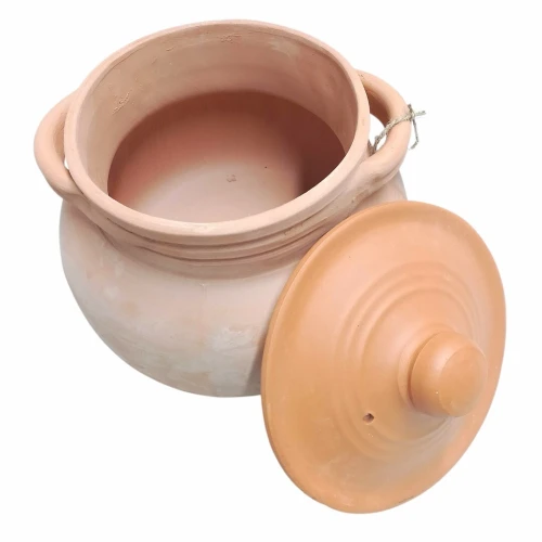 Tajine fabriqué en argile idéale pour préparer les plats traditionnel algérienne 16 x 15.5 cm 3L