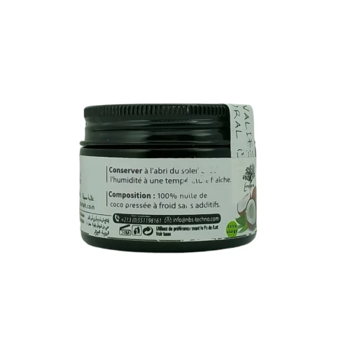 Huile de Noix de Coco Pressée à Froid Pure et 100% naturel Sans Additifs 30ml