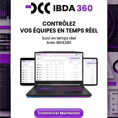 ibda360 logiciel de pointage +app mobile + app web