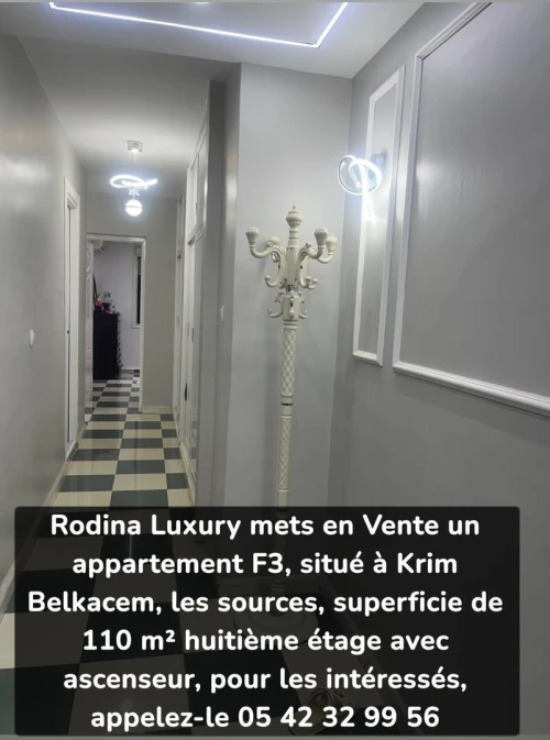 Vente Appartement F3 Alger Bir mourad rais