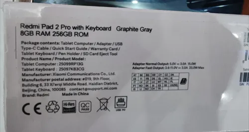 Redmi Pad 2 Pro with Keyboard 8/256Gb Redmi Pad 2 Pro