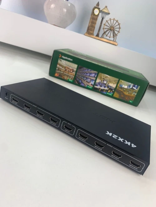 Répartiteur Vidéo HDMI 1x8 avec 8 Ports Compatible 4K  HDMI X8 موزع