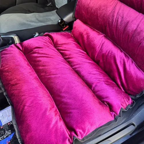 Housse de Protection Siège Auto en Velours Rembourrée Confortable et Moelleux فرشة مقعد السيارة جد مريحة