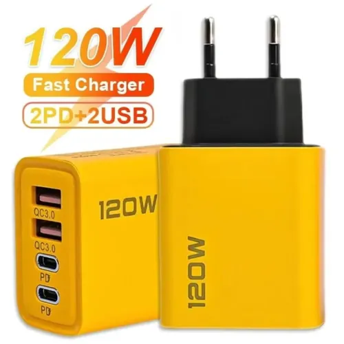 Chargeur Rapide USB Type-C 120W  شاحن سريع  بقدرة 120 واط