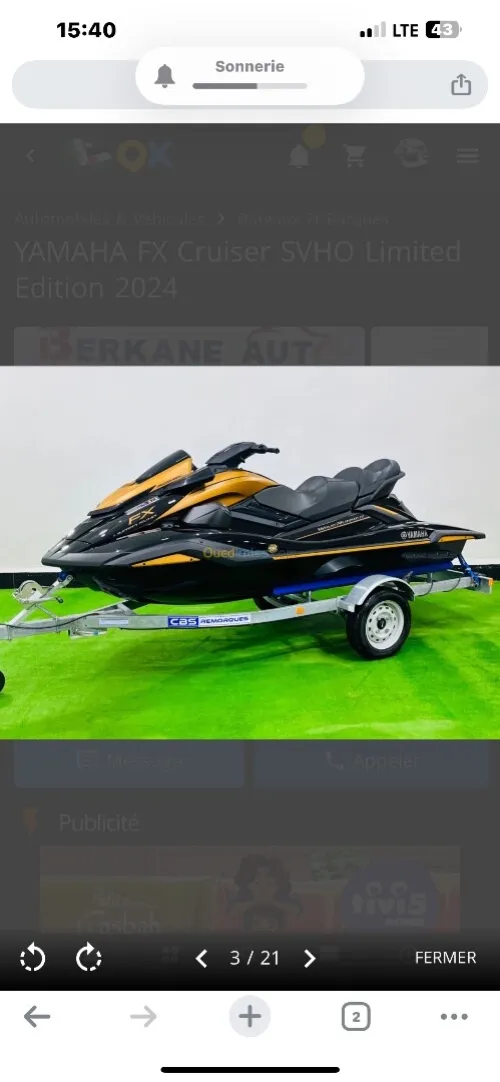 Jetski Yamaha 2024 limited