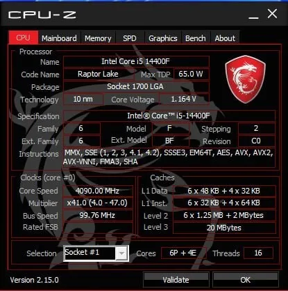 PC Gamer RTX 5070 i5 14400f