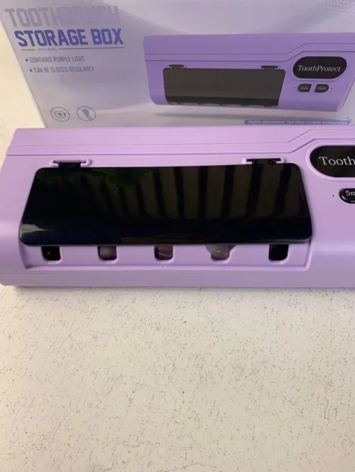 Désinfectant et support de brosse à dents intelligent rechargeable